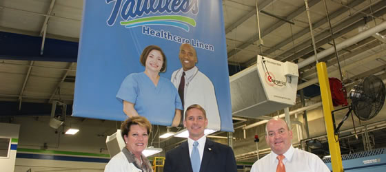 State Senator Tours Faultless Plant TRSA