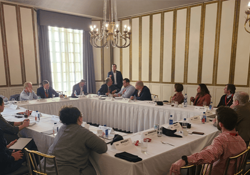 State Sen. George Lang (R) addresses the attendees at TRSA's Ohio CEO/Executive Regional Town Hall in Columbus.