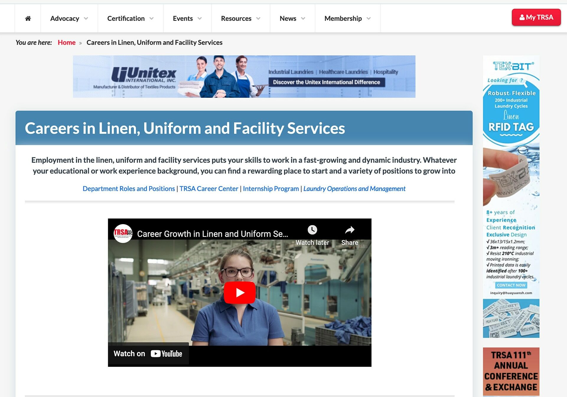career center website