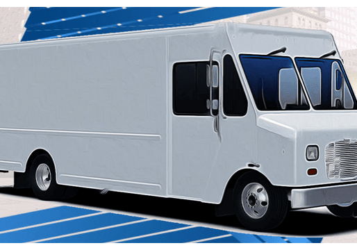 Making the most of a delivery vehicle “canvas” with exceptional and insightful design will be honored with a new TRSA Industry Award for which nominations are now being accepted (Image Courtesy of Motiv Power Systems).